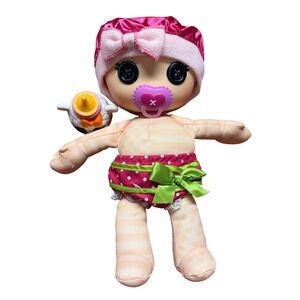 Lalaloopsy Babies Jewel Sparkles Doll Soft Body Plush with Pacifier and Bottle